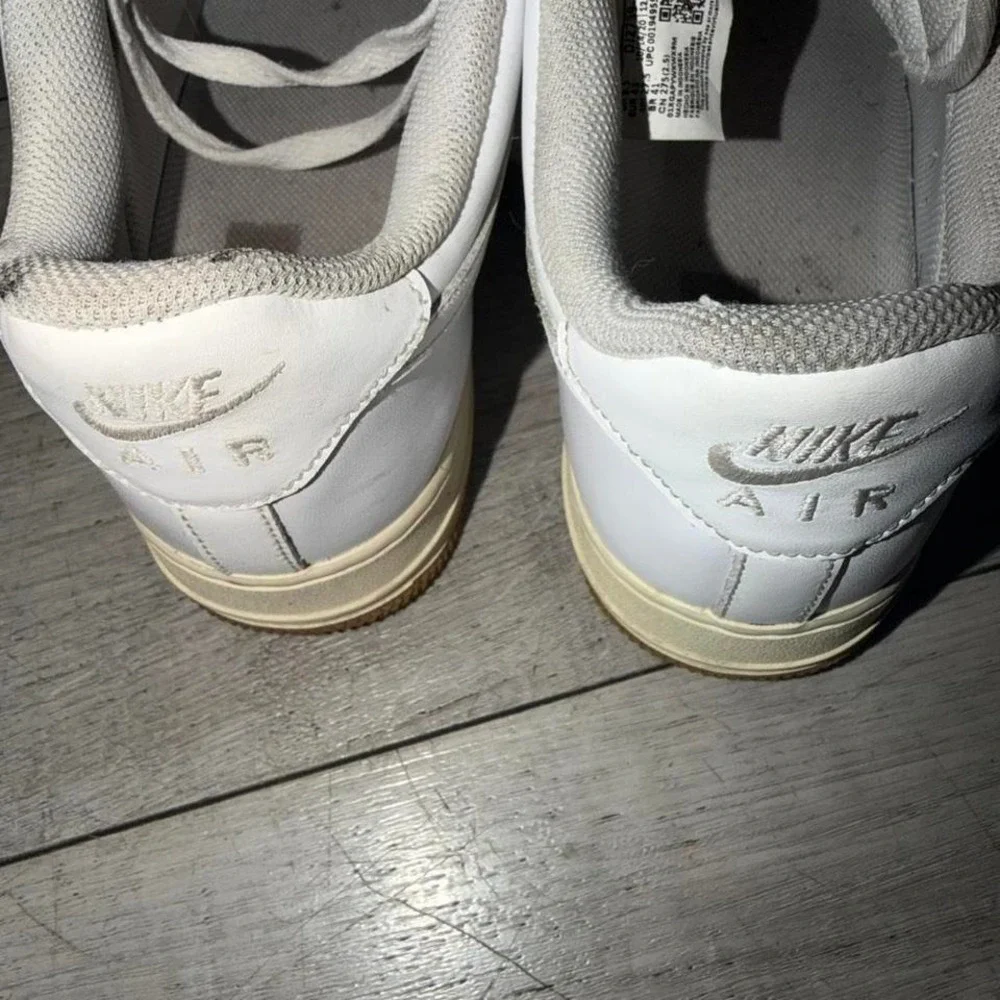 Nike Air Force 1 white trainers men‎  size 9.5